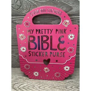 My Pretty Pink Bible Sticker Purse Paperback Book New Christian Girl’s Gift